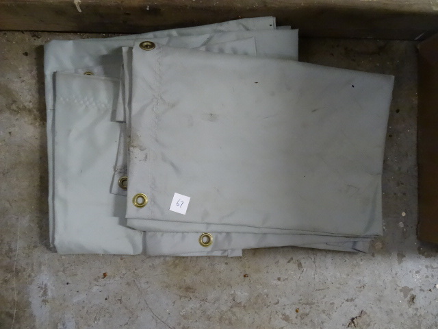lot 67 image: 2 Small Light Duty Tarps