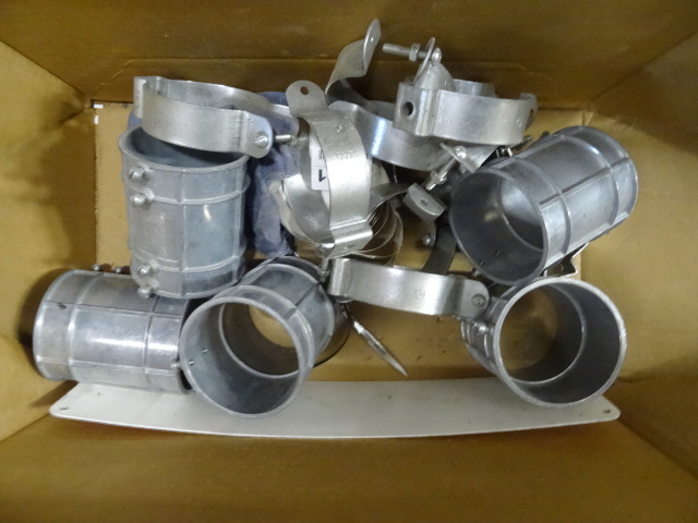 lot 68 image: 3 Conduit Hangers and Couplers
