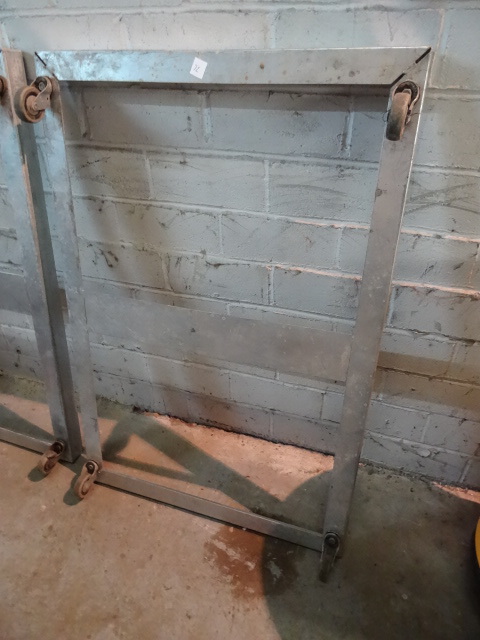 lot 72 image: 32 X 48 Metal Framed Cart
