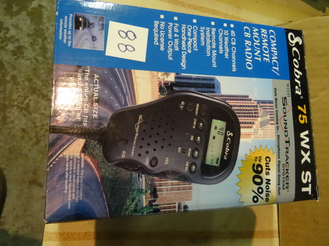 lot 88 image: Cobra 75 WXST  CB Radio