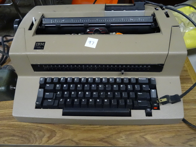 lot 97 image: IBM Correcting Selectric III Typewriter