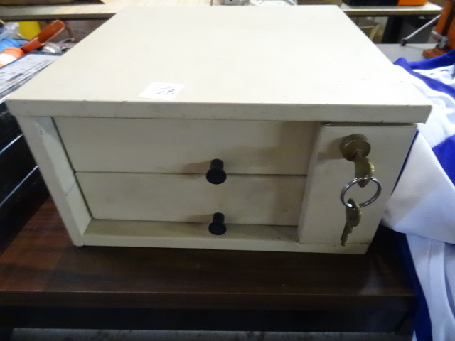 lot 158 image: 2 Drawer Lock Box