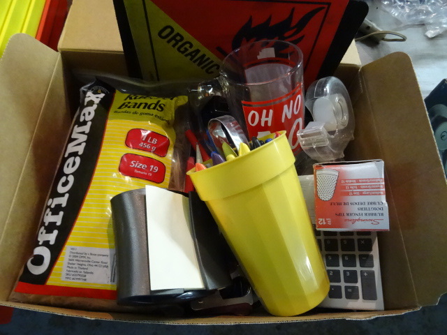 lot 162 image: Box of Misc Office Supplies
