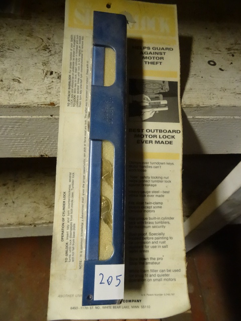 lot 205 image: Sherlock Outboard Motor Lock