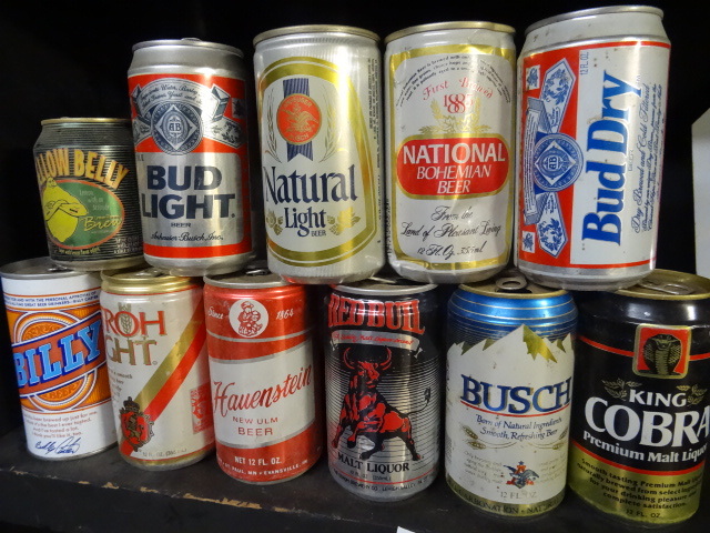 lot 240 image: Beer cans