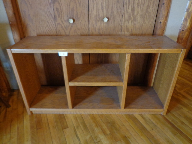 lot 110 image: Wood Entertainment Center