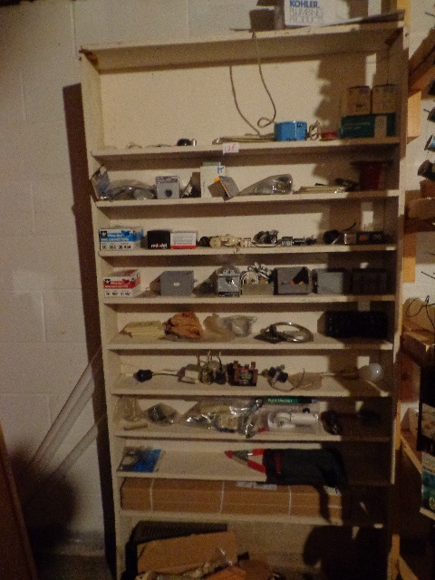 lot 126 image: Wooden Shelf & More All Goes