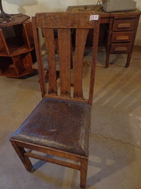 lot 182 image: Old Wood Chair