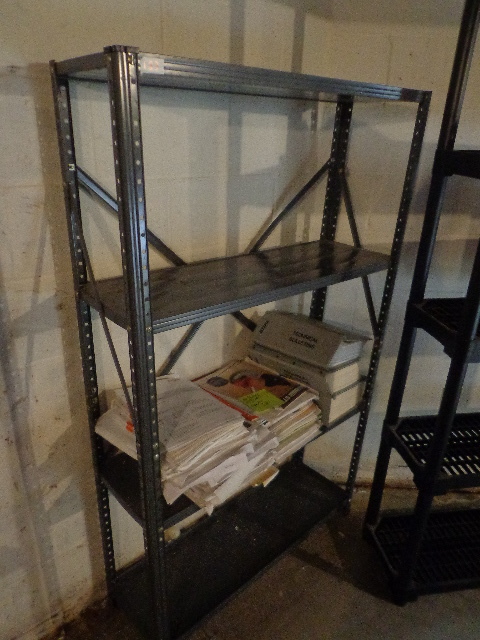 lot 183 image: Metal Shelving