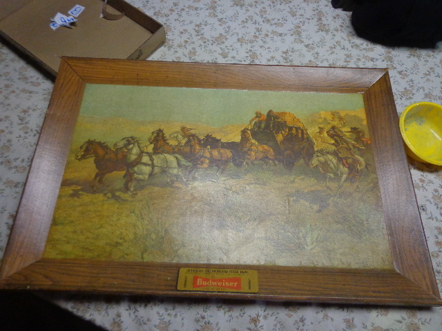 lot 203 image: Attack On The Overland Stage 1860 Picture