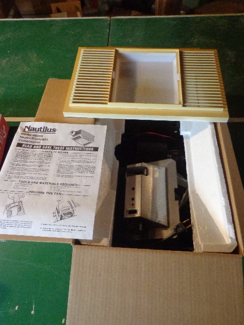 lot 226 image: Nautilus Heater Fan Fan Light Combination