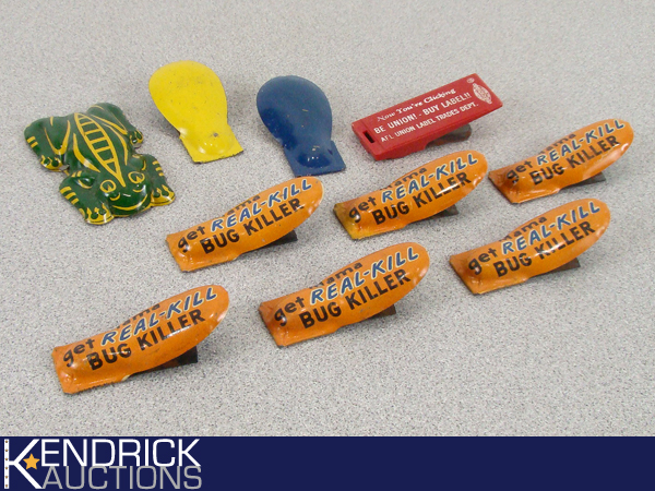 Lot of Vintage Tin Toy Noise MakersThumb Clickers