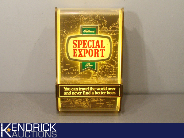 Vintage Light-Up Special Export Beer Advertising Sign