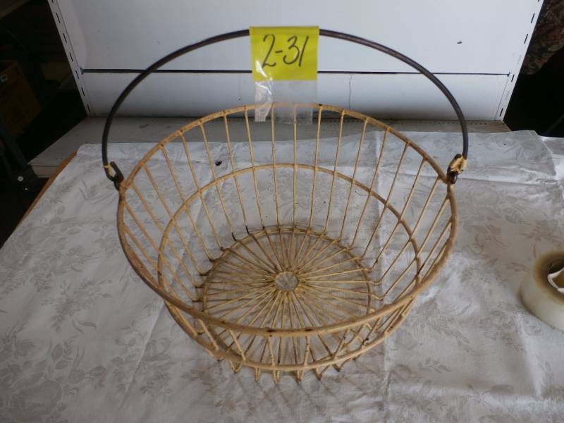 rubber coated basket.