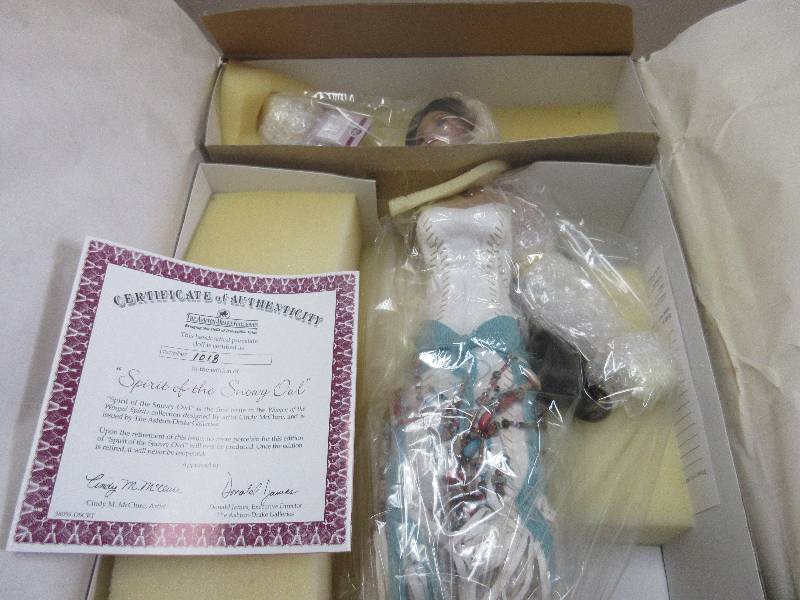 Ashton-Drake Spirit of the Snowy Owl Doll with COA