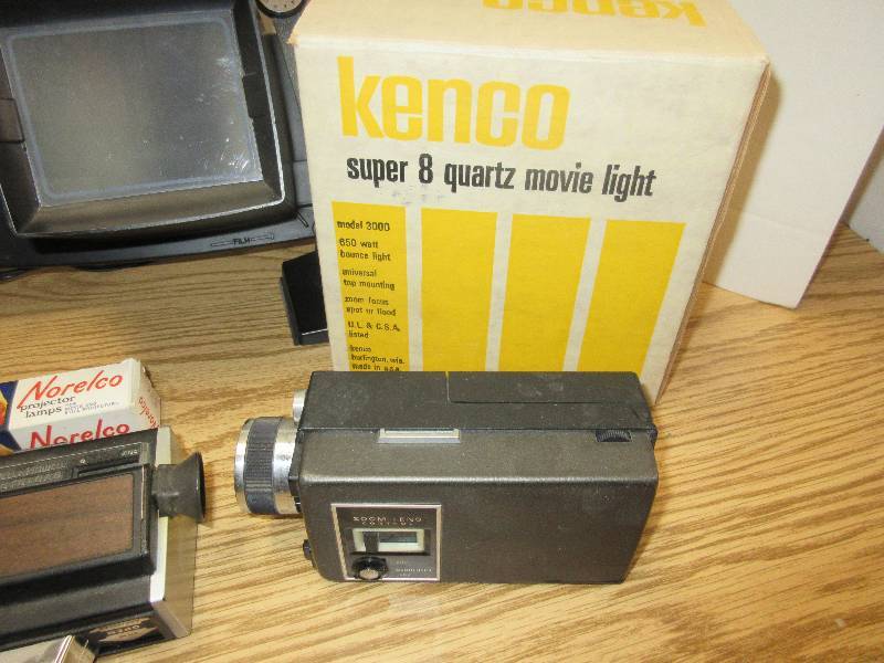 Vintage Movie Camera & Projector & Accessories