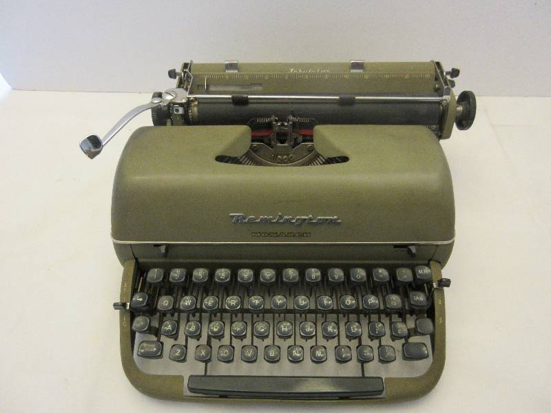 Type your novel - old style  Antique Remington Rand Manual Portable Typewriter