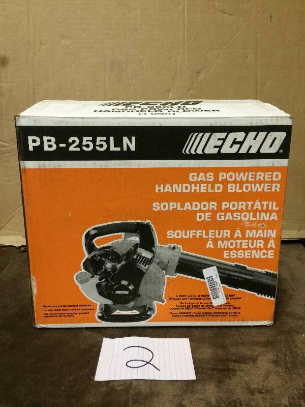 ECHO 65dB(A) 191 mph 354 CFM Low Noise Gas Blower Model # PB-255LN like NEW working condition