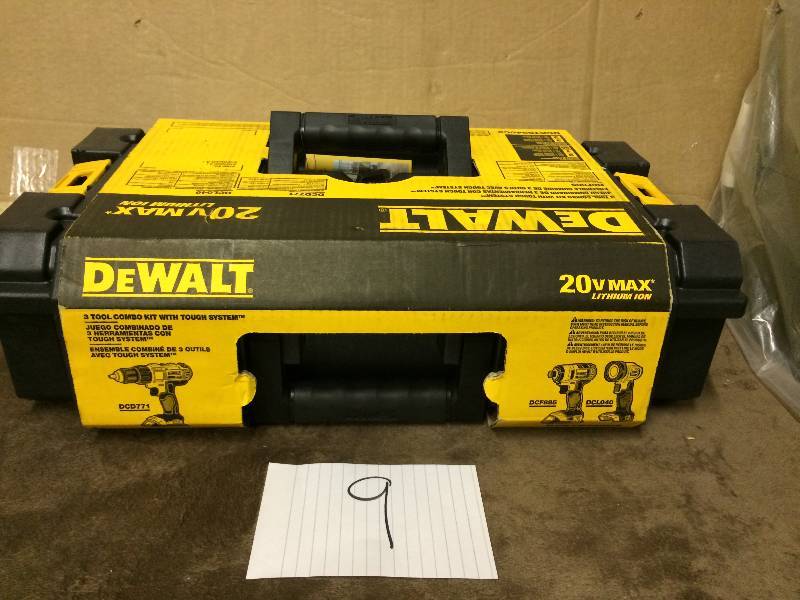 DEWALT 20-Volt MAX Lithium-Ion Cordless Combo Kit with Tough Case (3-Tool) Model # DCKTS340C2 new sealed