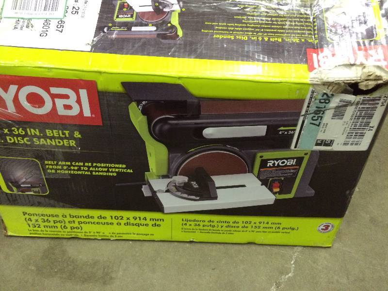 Ryobi 120-Volt Bench Sander, Green Model # BD4601G New