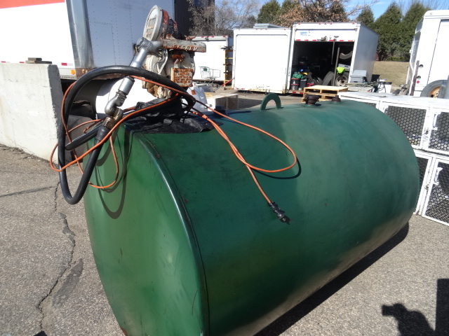 Diesel fuel tank with pump. 500 gal Pump works