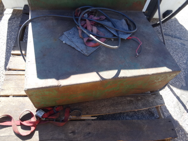 Truck fuel tank. Designed to go under a tool box. 12 volt pump.