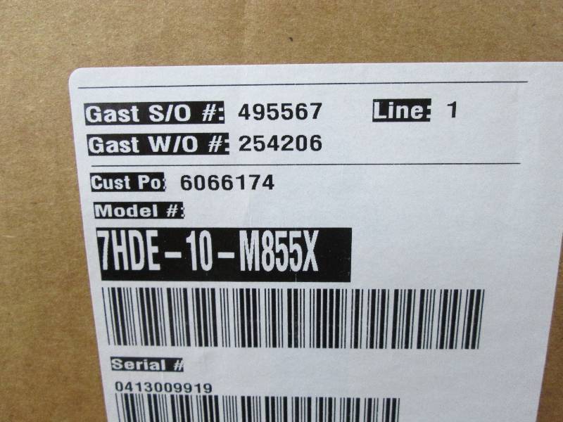 lot 113 image: BRAND NEW GAST VACUUM PUMP AND AIR COMPRESSOR