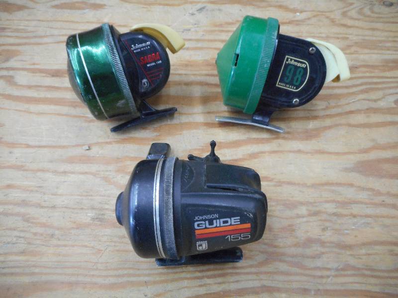 lot 78 image: Lot Of (3) Johnson Reels ...
