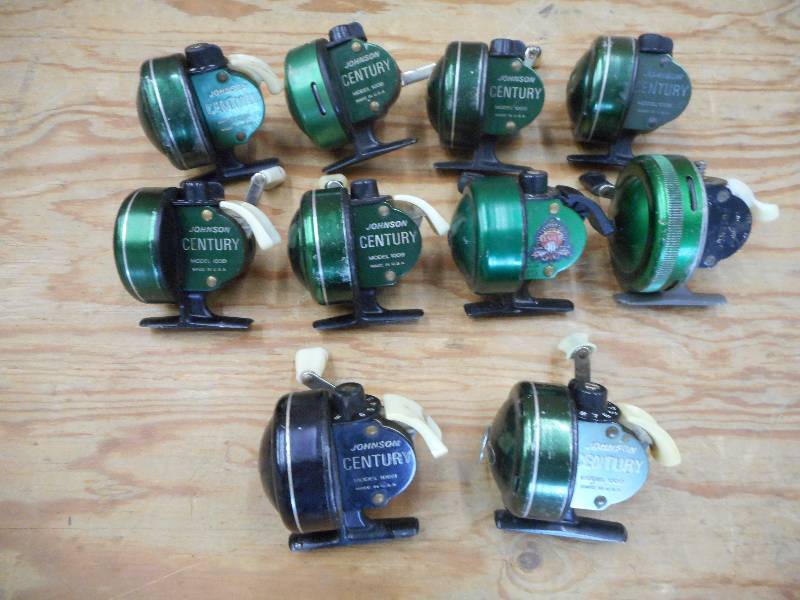 lot 93 image: Lot Of (10) Johnson Reels For Parts...