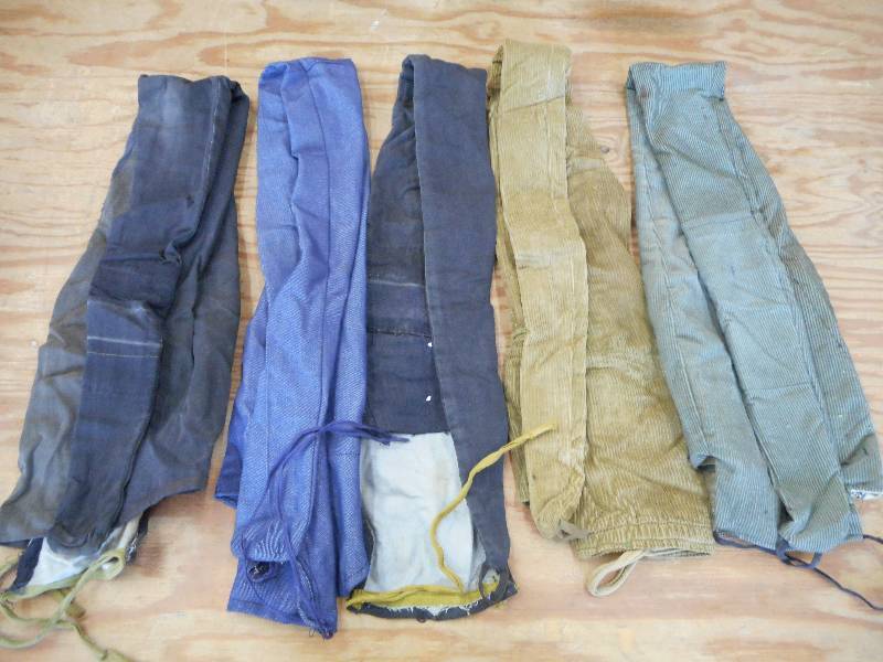 lot 99 image: (5) Homemade Fishing Rod Socks ...