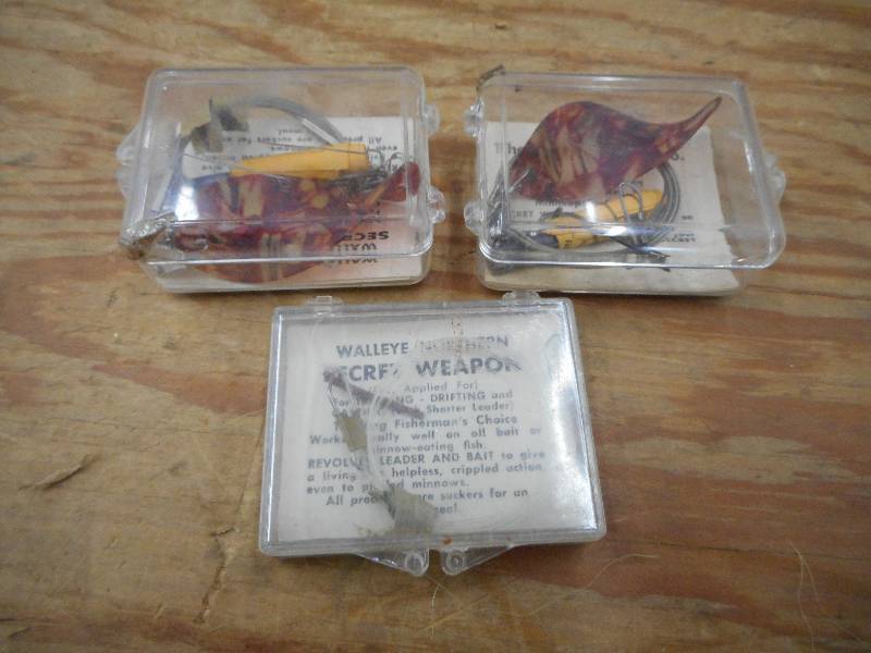 lot 114 image: Lot Of Secret Weapon Bait Co. Lures...