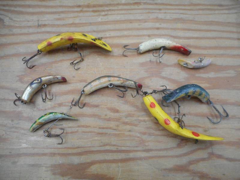 lot 116 image: (4) Lazy Ike & (4) Helin Flatfish L...