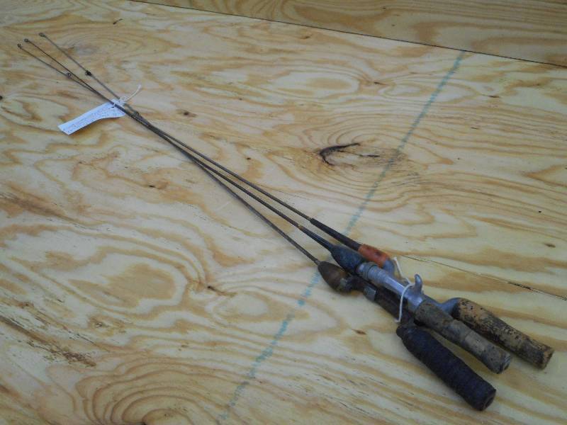 lot 132 image: Lot Of (3) Vintage Steel Rods ...