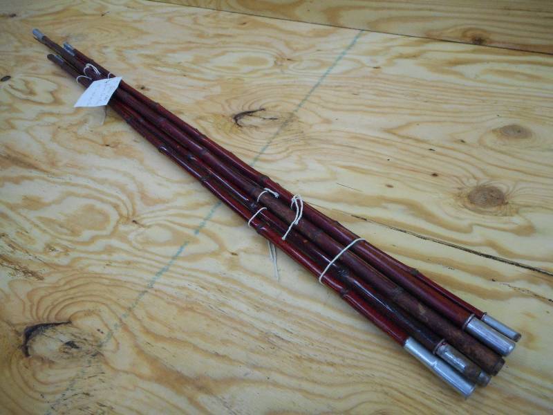 lot 176 image: Lot Of (3) 3-Piece Bamboo Cane Pole...