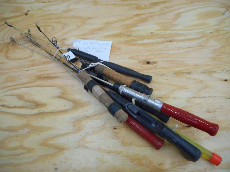 lot 240 image: Lot Of (8) Vintage Ice Rods ...