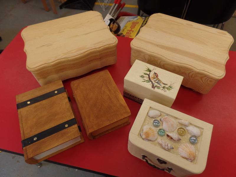 Paintable Wooden Boxes