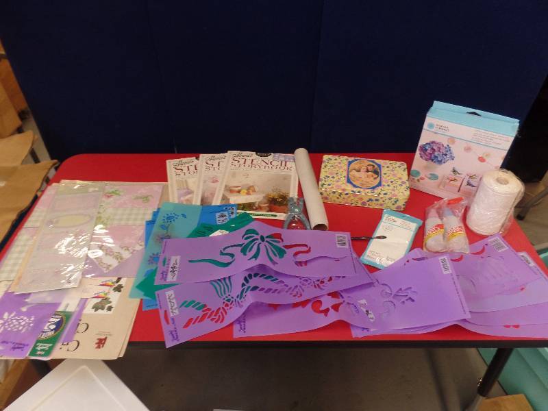 Storage, Stencils, Clay