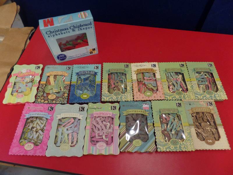 Chipboard Alphabet Kits