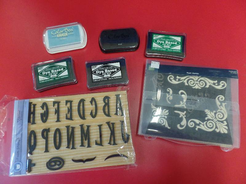 Foam Stamps and Ink Pads