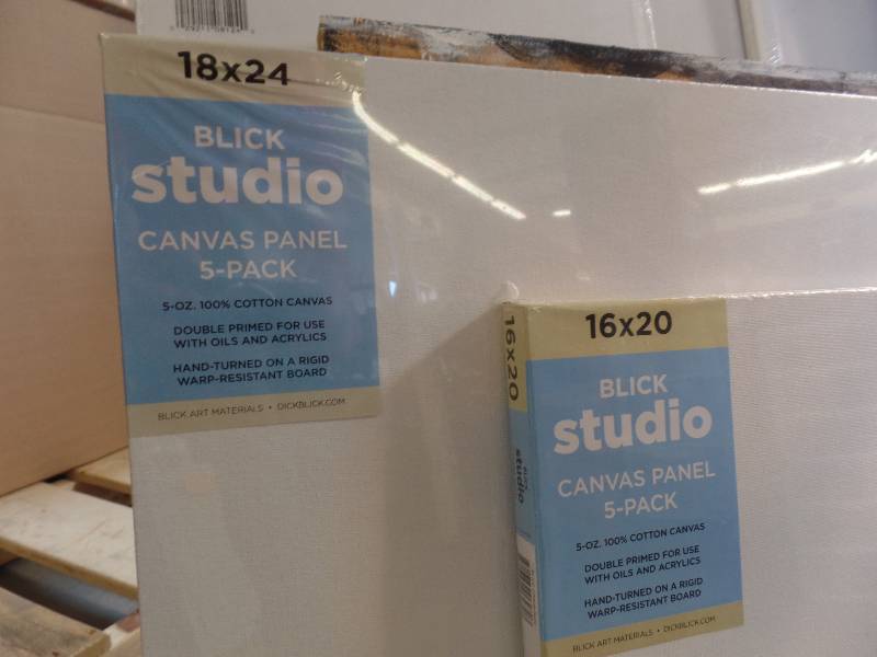 Blick Studio Cotton Canvas Panels - 11 x 14, Pkg of 5
