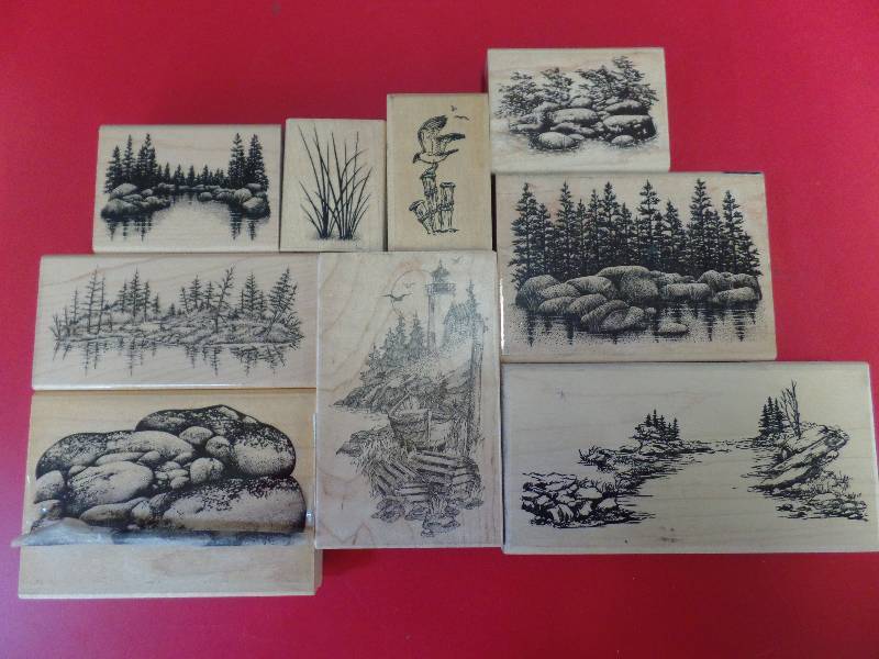 Lake and Water Themed Stamps