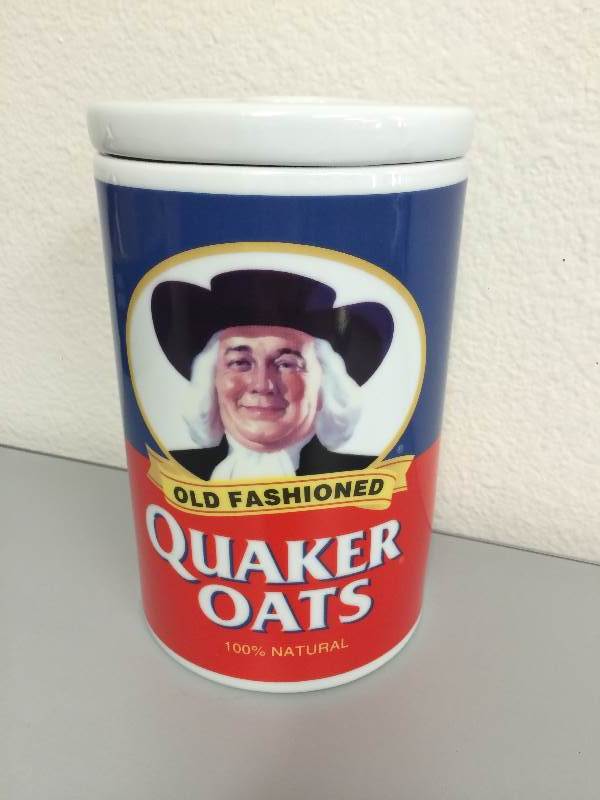 lot 1 image: Quaker Oats Cookie Jar