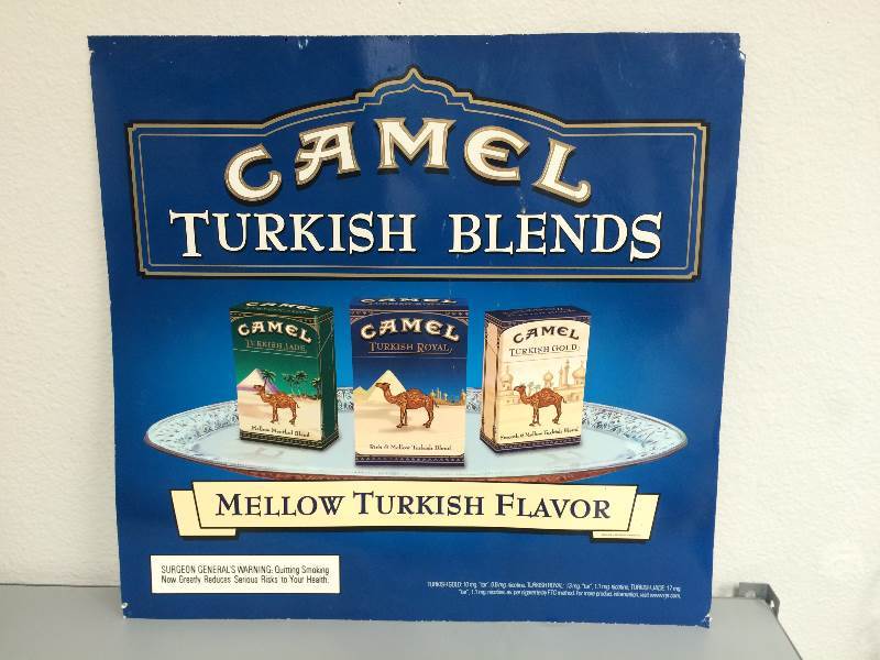 lot 24 image: Four Camel Cigarette Signs