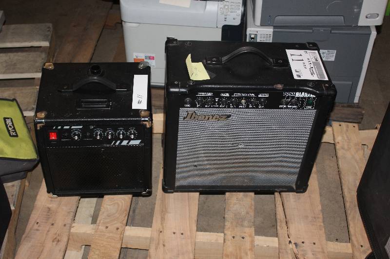 lot 11 image: Lot of (2) Ibanez Guitar Amp