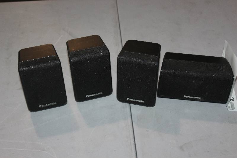 lot 37 image: Lot of (4) Panasonic Speakers