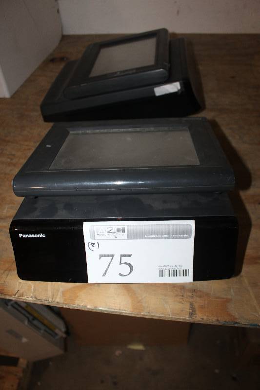 lot 75 image: Lot of (2) Panasonic Work Station