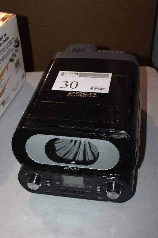 lot 30 image: Audiovox 20 CD Home Stereo System