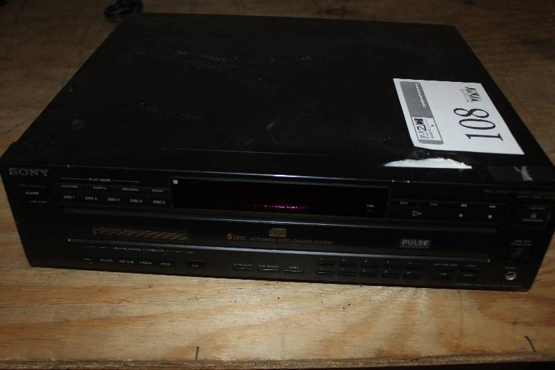 lot 108 image: Sony Compact Disc Player