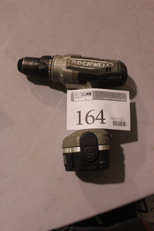 lot 164 image: Rockwell Cordless Drill