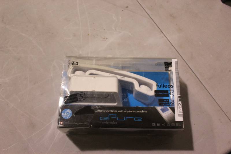 lot 183 image: ePure Cordless Telephone With Answer Machine